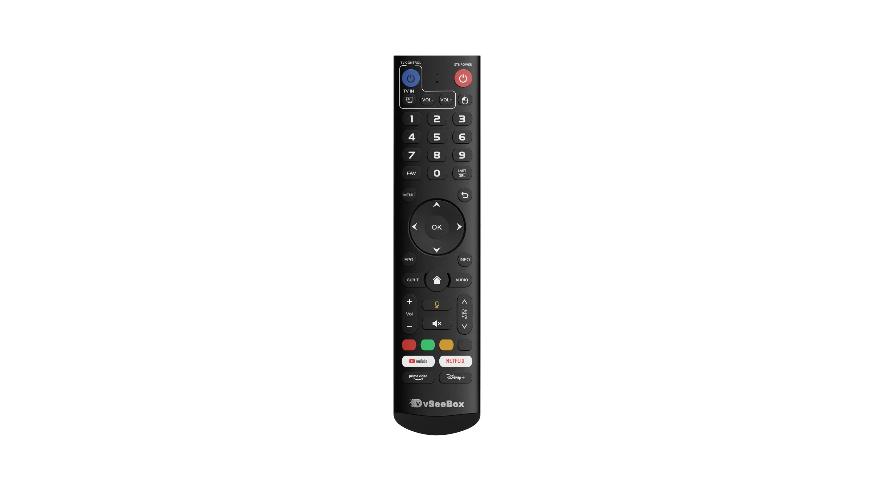 vSeeBox Backlit Bluetooth Voice Remote Control